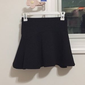 black skirt